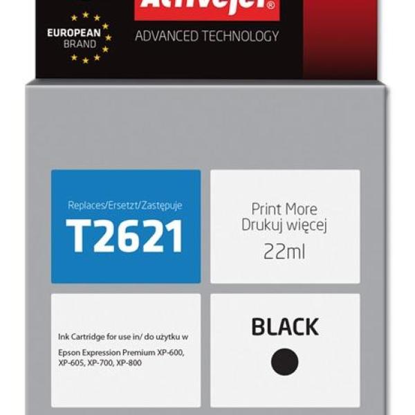 Tinteiro T2621 Compatível c/ Epson (Preto) - ACTIVEJET