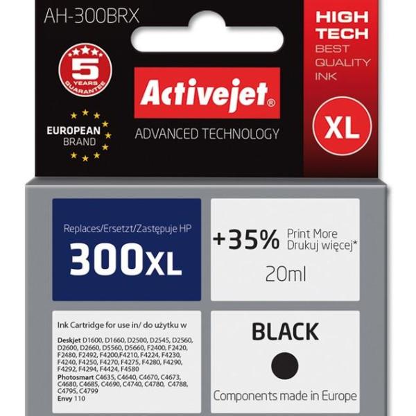 Tinteiro 300XL Compatível HP (Preto) - ACTIVEJET