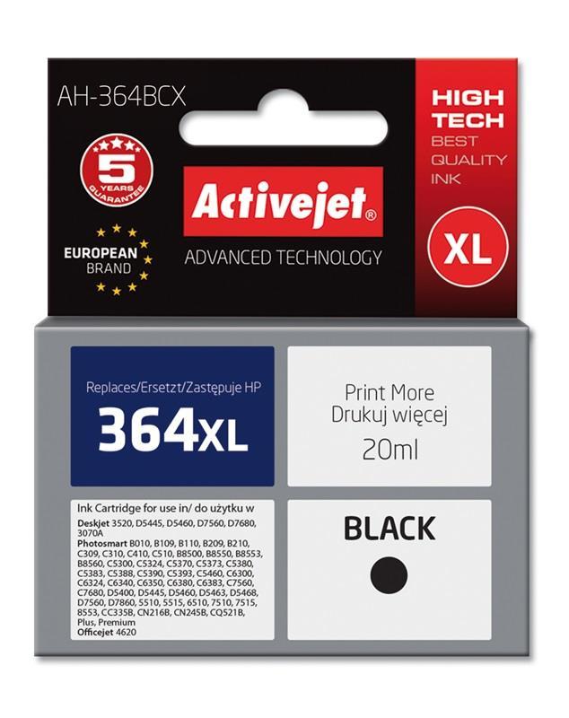 Tinteiro 364XL Compatível HP (Preto) - ACTIVEJET