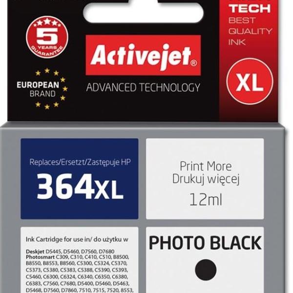 Tinteiro 364XL Compatível HP (Preto) - ACTIVEJET