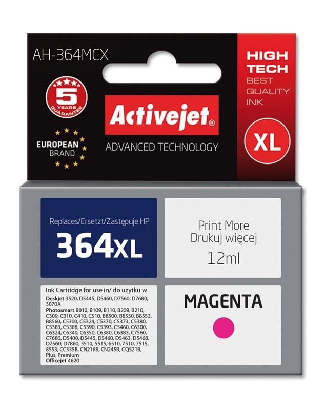 Tinteiro 364XL Compatível HP (Magenta) - ACTIVEJET