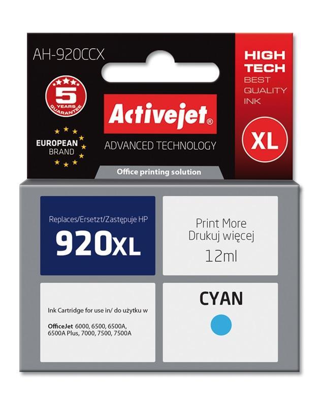 Tinteiro 920XL Compatível HP (Ciano) - ACTIVEJET