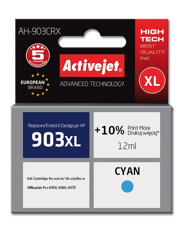 Tinteiro 903XL Compatível HP (Ciano) - ACTIVEJET