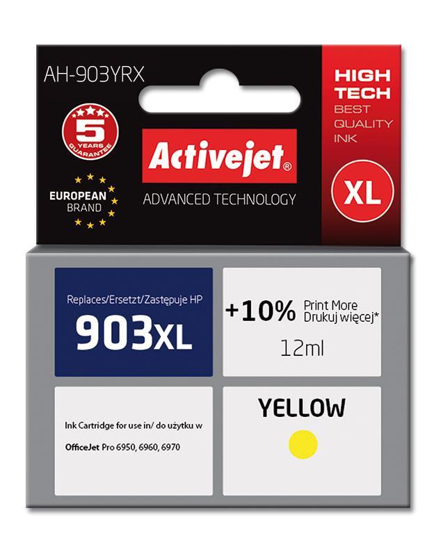 Tinteiro 903XL Compatível HP (Amarelo) - ACTIVEJET
