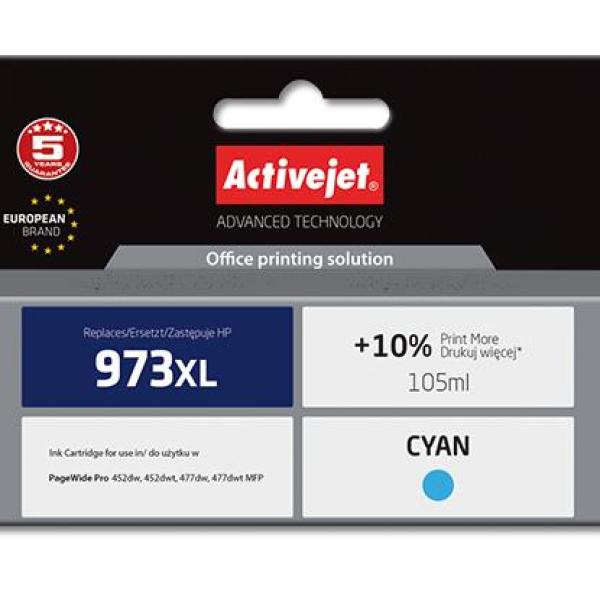 Tinteiro 973XL Compatível HP (Ciano) - ACTIVEJET