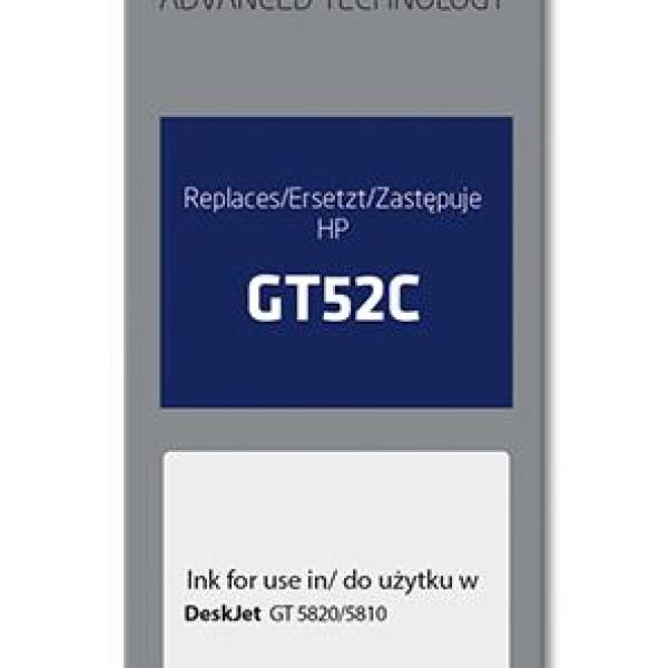 Tinteiro GT52C Compatível HP (Ciano) - ACTIVEJET