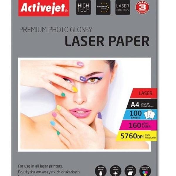 Papel Fotográfico AP4 - 160G100L A4 Lustro 100 Folhas - ACTIVEJET