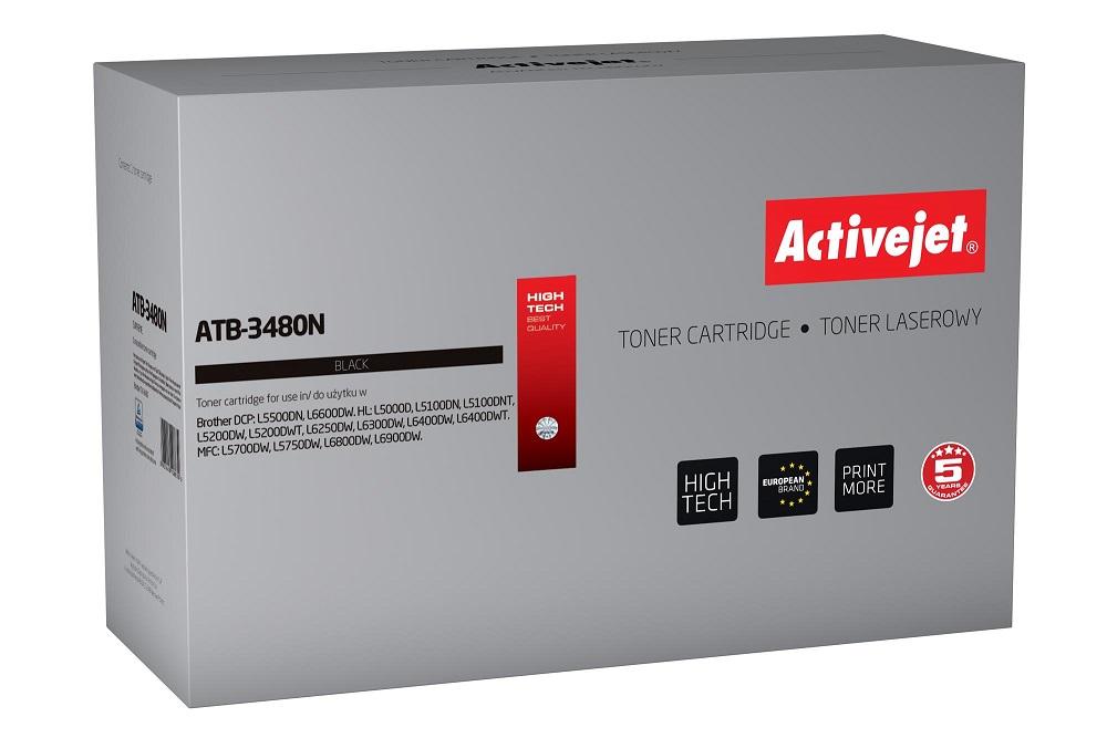 Toner ATB - 3480N Compatível Brother (Preto) - ACTIVEJET