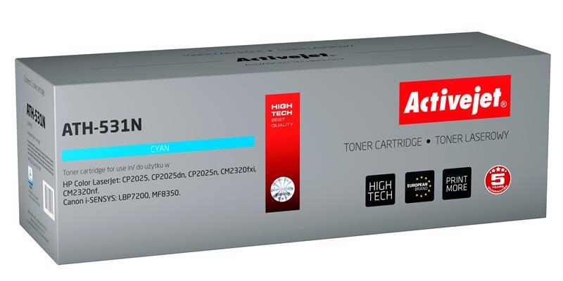 Toner ATH - 531N Compatível HP (Ciano) - ACTIVEJET