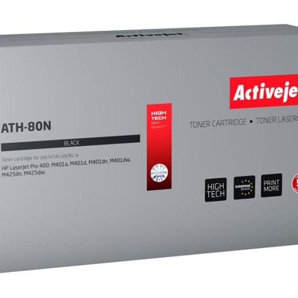 Toner ATH - 80N Compatível HP (Preto) - ACTIVEJET