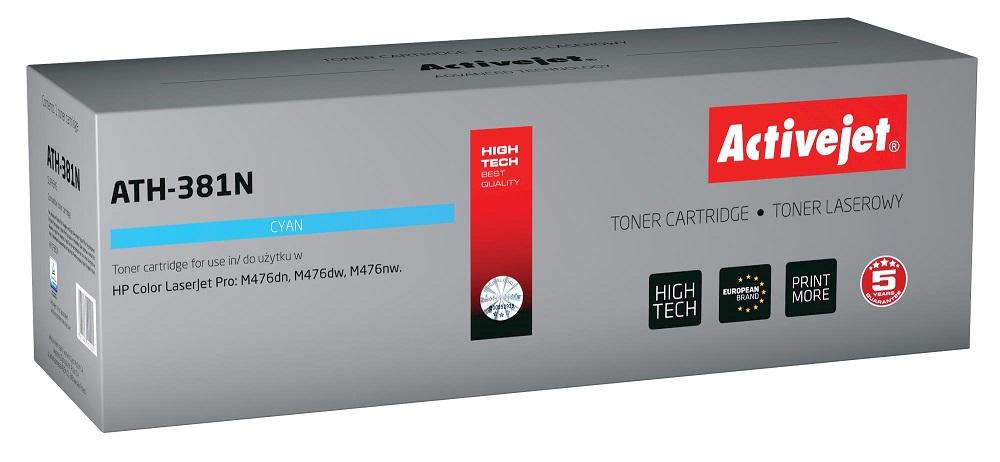 Toner ATH - 381N Compatível HP (Ciano) - ACTIVEJET
