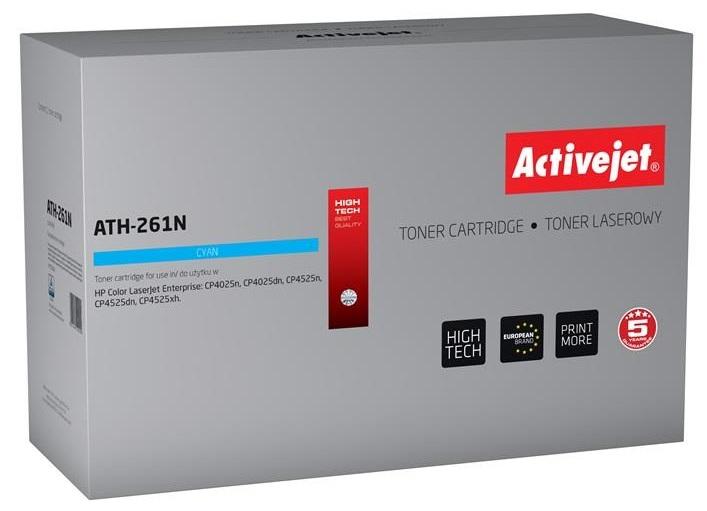 Toner ATH - 261N Compatível HP (Ciano) - ACTIVEJET