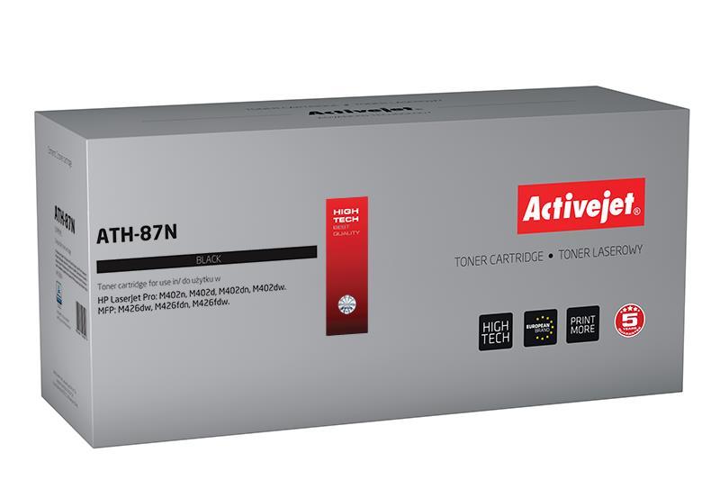 Toner ATH - 87N Compatível HP (Preto) - ACTIVEJET