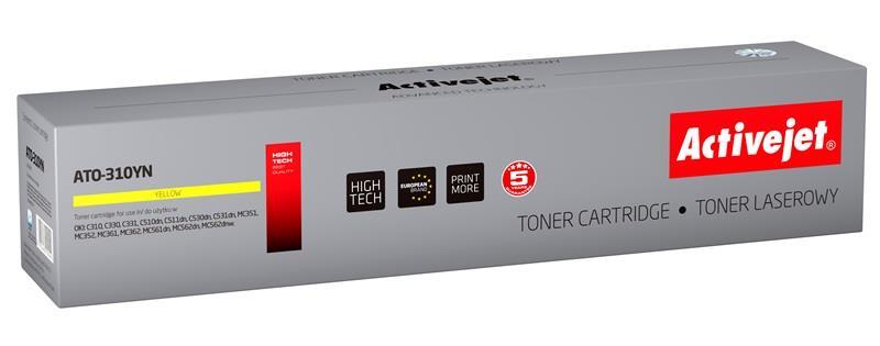 Toner ATO - 310YN Compatível Oki (Amarelo) - ACTIVEJET