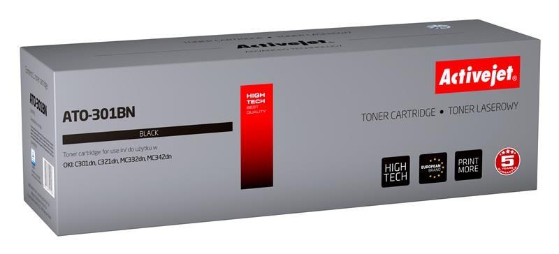 Toner ATO - 301BN Compatível Oki (Preto) - ACTIVEJET