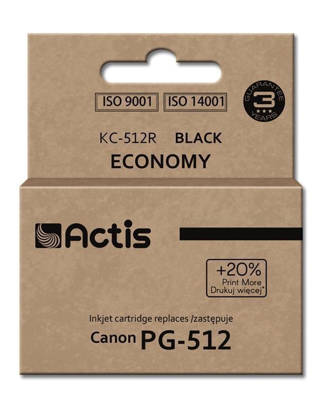 Tinteiro Compatível PG - 512 Canon (Preto) - ACTIS