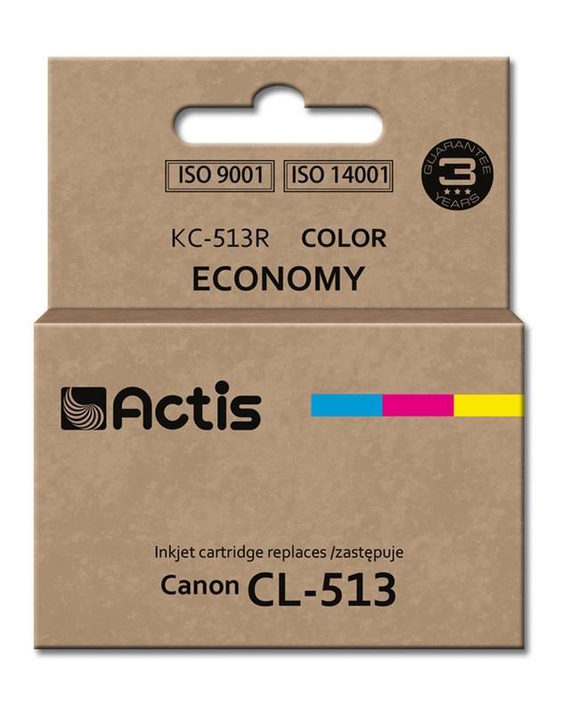 Tinteiro Compatível CL - 513 Canon (Multicor) - ACTIS