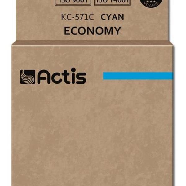 Tinteiro Compatível CLI - 571CXL Canon (Ciano) - ACTIS