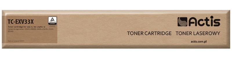 Toner TC - EXV33X Compatível Canon (Preto) - ACTIS