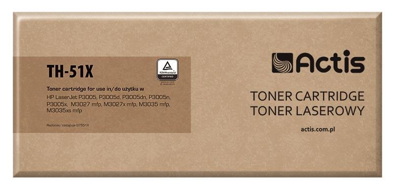 Toner TH - 51X Compatível HP (Preto) - ACTIS
