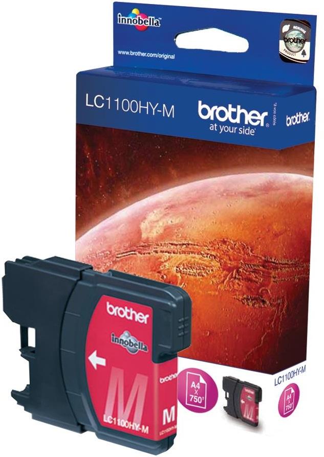Tinteiro LC - 1100HYM Original (Magenta) - BROTHER