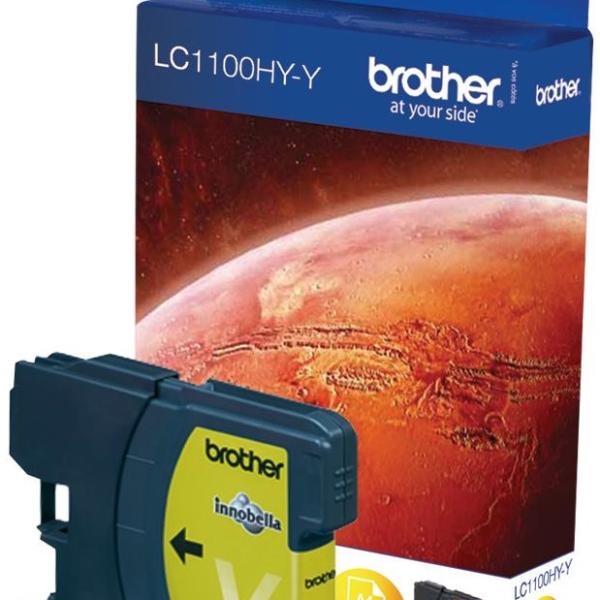 Tinteiro LC - 1100HYY Original (Amarelo) - BROTHER (Recondicionado)