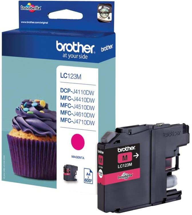 Tinteiro LC - 123M Original (Magenta) - BROTHER