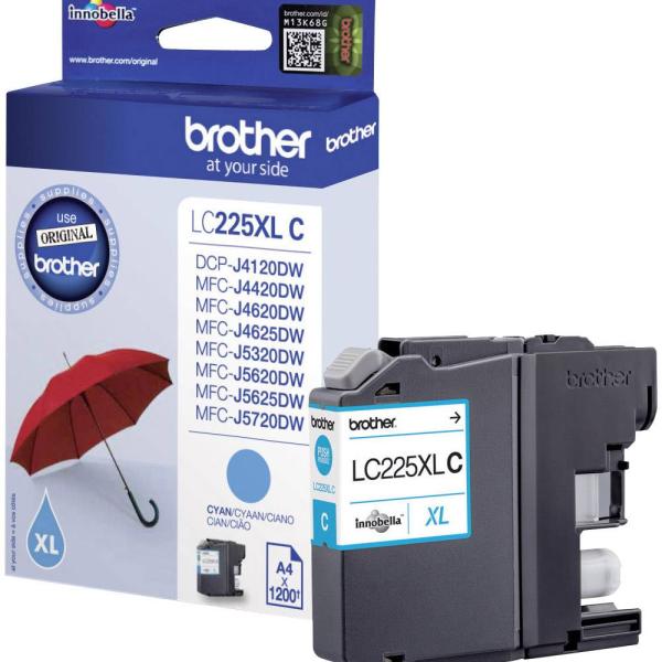 Tinteiro LC - 225XLC Original (Ciano) - BROTHER