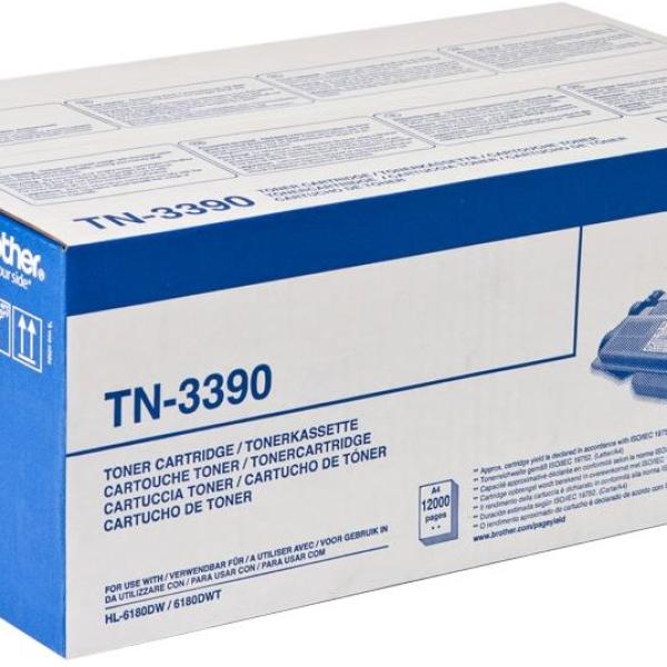 Toner TN3390 Original (Preto) - BROTHER