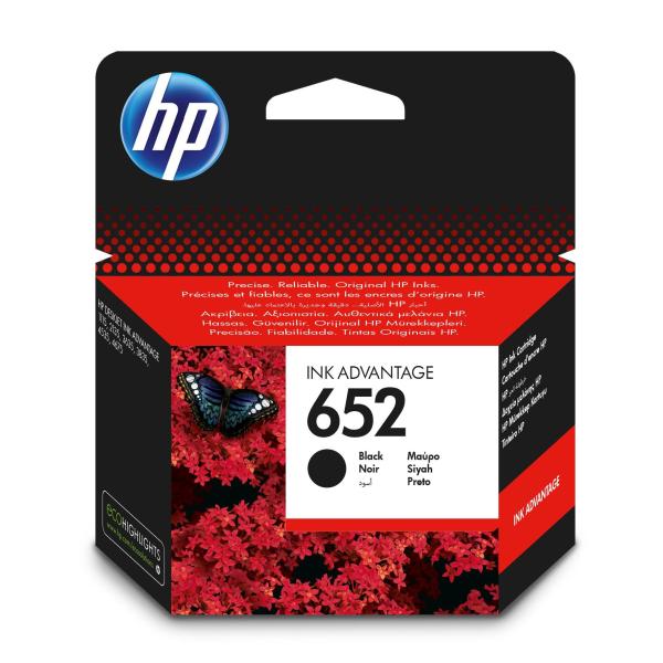 Tinteiro 652 Original (Preto) - HP