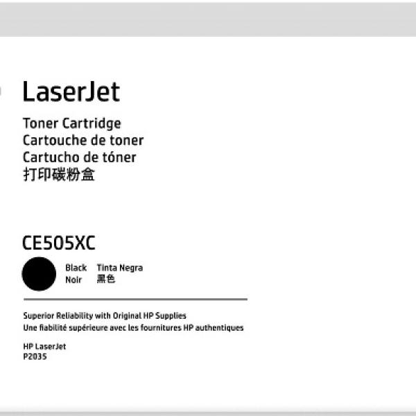 Toner CE505X Original (Preto) - HP