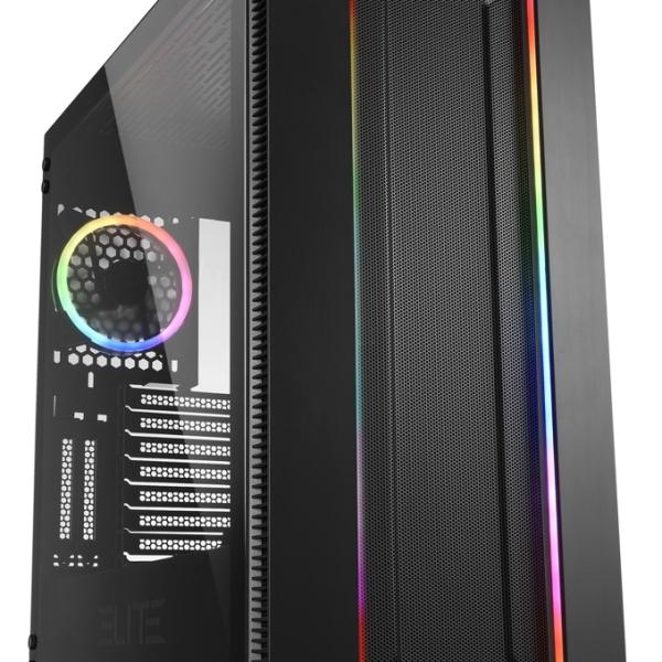 Caixa Extended - ATX Elite CA200M RGB (Preto) - SHARKOON