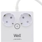 Extensão Protectora Dupla 36800W c/ 4x USB (3 mts) - WELL