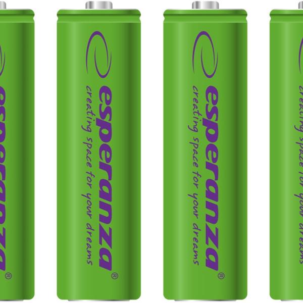 Blister 4x Pilhas Recarregáveis Ni - MH AA 2000mAh - ESPERANZA