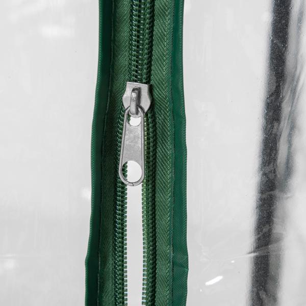Estufa com Porta Enrolável e Estrutura de Aço Estufa de Jardim para Cultivo de Plantas 100x50x150 cm Transparente