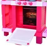 Cozinha para Crianças acima de 3 Anos Cozinha Infantil com 38 Acessórios Luz Som 78x29x87 cm Rosa