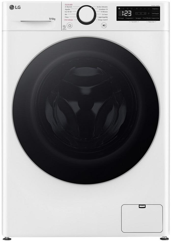 Máquina de Lavar e Secar Roupa F4DR509S1W 9/6Kg 1400RPM (Branco) - LG