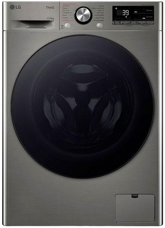 Máquina de Lavar e Secar Roupa F4DR7011AGS 11/6Kg 1400RPM (Inox) - LG