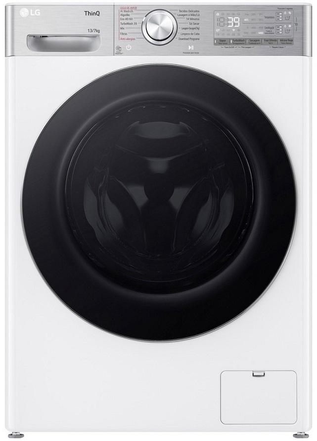 Máquina de Lavar e Secar Roupa 13/7Kg 1400RPM (Branco) - LG