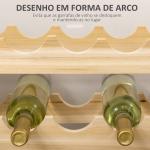 Suporte para Garrafas de Vinho para 72 Garrafas Garrafeira com 6 Níveis Suporte para Vinhos Vertical 114x28x85 cm Madeira