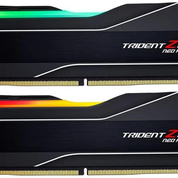 Memória RAM Trident Z5 Neo RGB 64GB (2x32GB) DDR5 6000MHz CL30 (Preto) - G.SKILL
