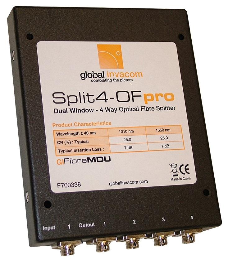 Splitter Fibra Óptica 4 Saídas - INVACOM