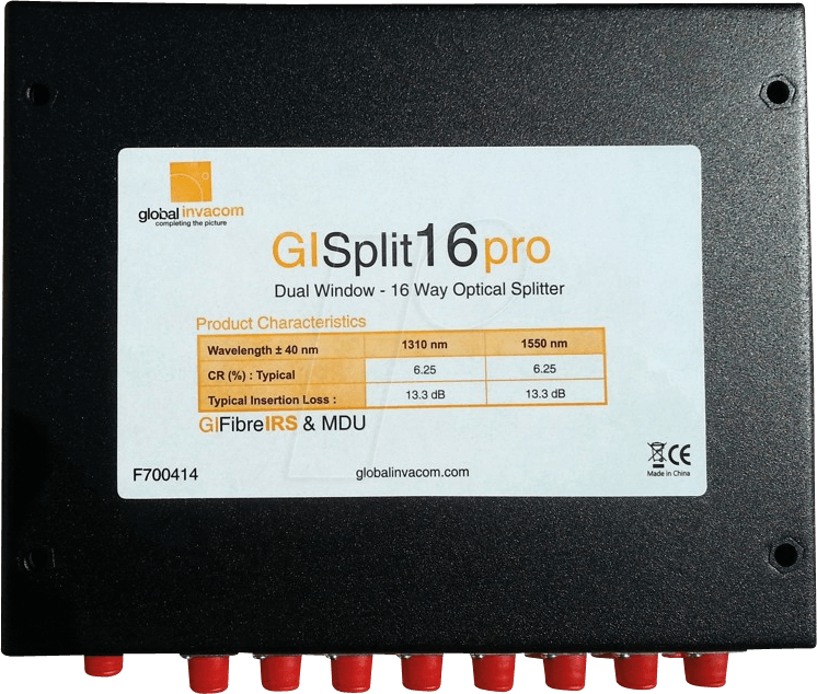 Splitter Fibra Óptica 16 Saídas - INVACOM