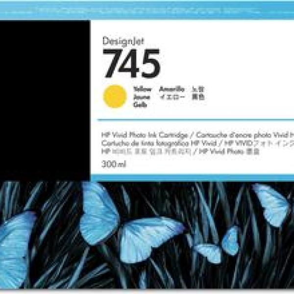 HP 745 300ml Amarelo tinteiro