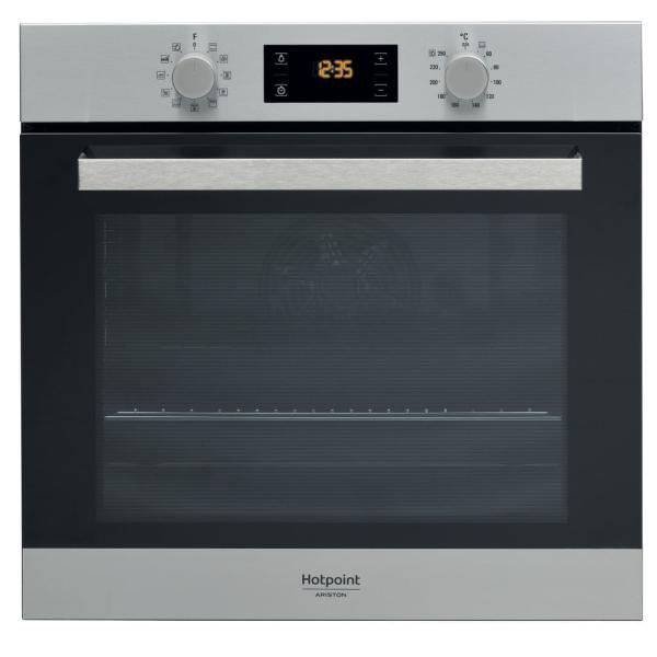 Forno Elétrico de Encastre Hidrolítico 2900W 71L (Inox) - HOTPOINT