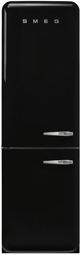 Frigorífico Combinado Anni 50 FAB32LBL6 331L No Frost (Preto) - SMEG