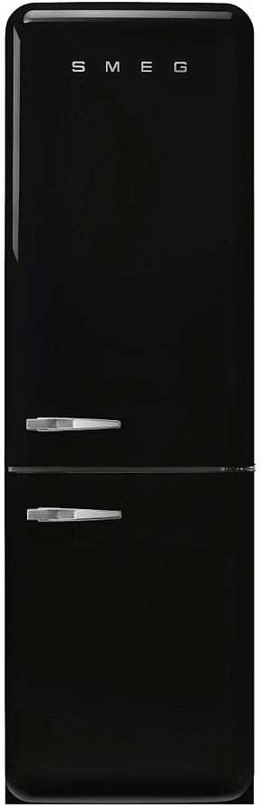 Frigorífico Combinado Anni 50 FAB32RBL6 331L No Frost (Preto) - SMEG