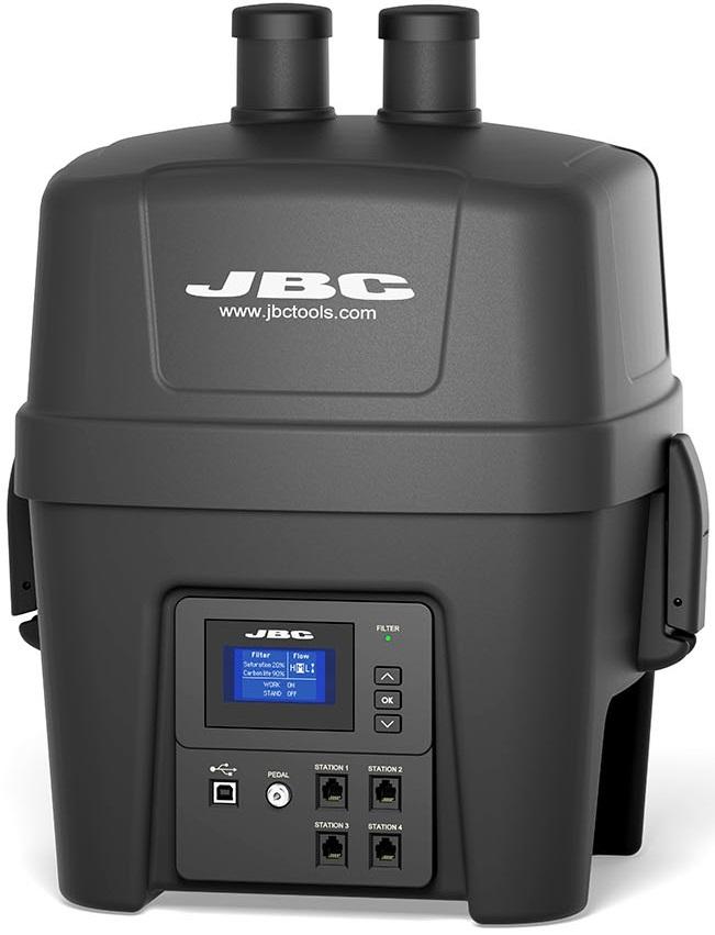 Extrator de Fumos de Soldadura 230V c/ FAE1100 p/ 1 Bancada de Trabalho - JBC
