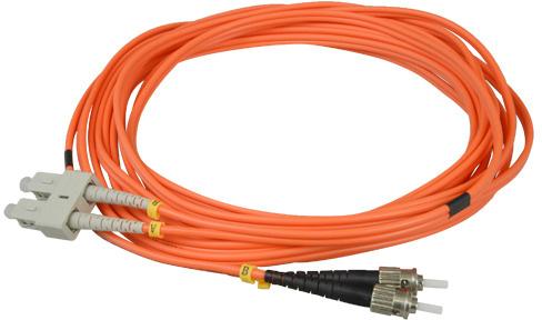 Cabo de Fibra Duplex 5mts (Laranja)