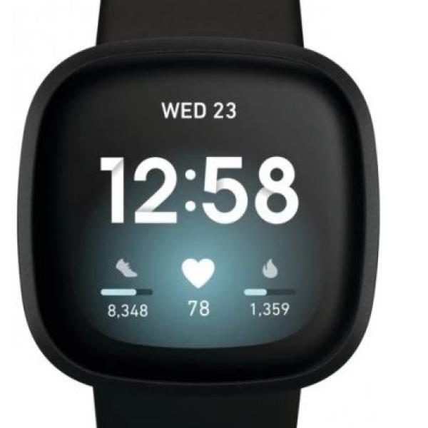 Smartwatch Versa 3 FB511BKBK (Preto) - FITBIT